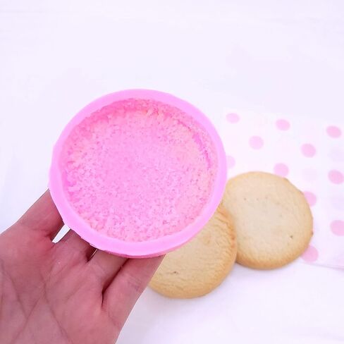 Shortcake round cookie silicone mold | Soap | Candle | Mold for Wax | Mold for Resin in Saudi Arabia
