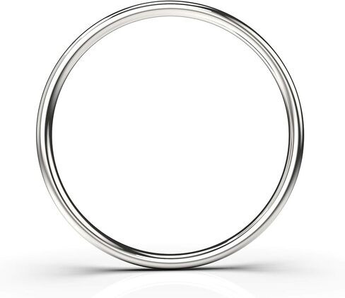1mm Thin Smooth Stacking Skinny Ring in Sterling Silver, Gold, or Rose Gold | Comfort Fit | Sizes 2-12 (2, 14K Gold Fill) in Kuwait