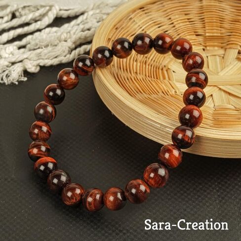 African Turquoise Bracelets (8mm), Natural Round Gemstones Bracelets For Wellness in Kuwait