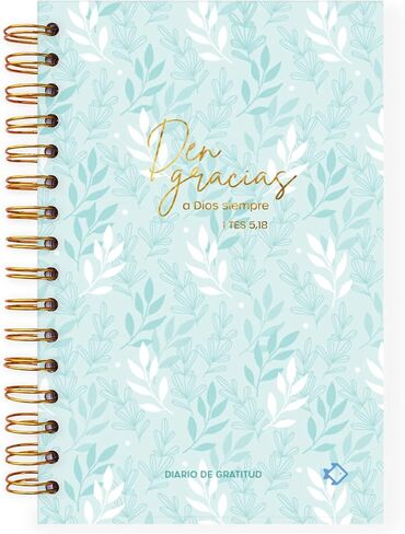 Den gracias - Gratitude Journal, for catholic woman, in Spanish - Diario de Gratitud para mujer católica, en español (Flowers) in Kuwait