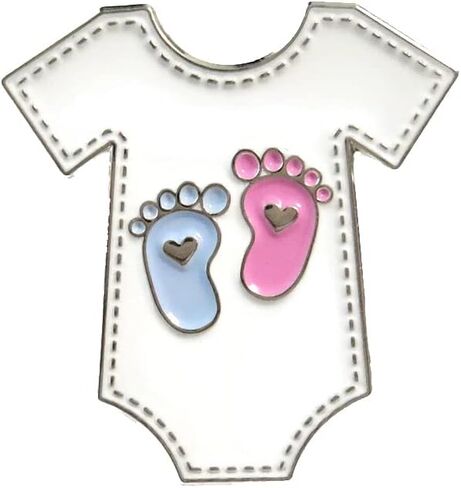 Onesie Enamel Pin, Baby Feet Onesie Pin, Cute Labor and Delivery Nurse Gift, NICU Nurse Gifts, Pediatrician White Coat Pin, PICU Badge Buddy, OBGYN Nursing Student, Cute Nursing Gifts, Diaper Bag Pin in Saudi Arabia