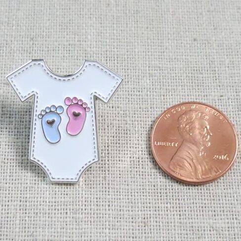 Onesie Enamel Pin, Baby Feet Onesie Pin, Cute Labor and Delivery Nurse Gift, NICU Nurse Gifts, Pediatrician White Coat Pin, PICU Badge Buddy, OBGYN Nursing Student, Cute Nursing Gifts, Diaper Bag Pin in Saudi Arabia