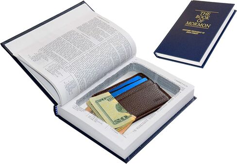 Book of Mormon Secret Storage Book Safe - LDS BookMods Diversion Stash Box - Real Pages in Saudi Arabia