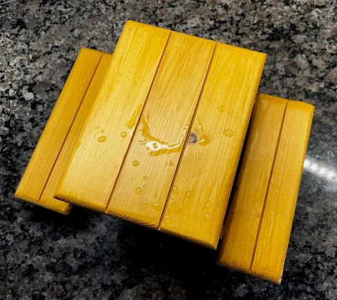 Handmade Mini Squirrel Picnic Table Feeder Backyard Feeder for Birds, Squirrels or Chipmunks. Miniature Farmhouse Real Wood Picnic Table or Table Coaster. Weather Sealed and Water Resistant. in Saudi Arabia