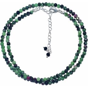 Natural Abalone Shell Gemstone Bead Necklace for Women, Crystal Gems Healing Necklace, Chakra Stone Bead Necklace, Yoga Stone Beads Necklace Meditation