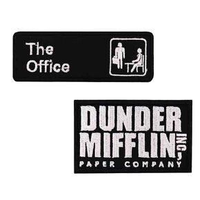 The Office Dunder Mifflin Halloween Costume Embroidered Iron On Patches in Saudi Arabia