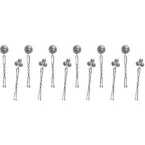 QUILL 12 Pcs Pearl and Hair Pins, 2 in 1 Hair Accessories for Bride, Women, Girl And Bridemaids in Saudi Arabia