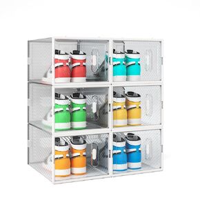 GIMTRR Kids Bookcase, 6 Cube Storage Organizers Shelf, Kids Closet Organizers, Baby Clothes Storage Cabinet, Infant Bookshelf for Bedroom, Kids Room, Yellow in Saudi Arabia