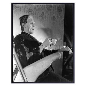 Frankenstein Movie Poster 11x14 - Horror Home Theater Decor - Scary Gothic Wall Art - Monster Movie Print - Teen Bedroom Decoration - Funny Man Cave Art - Halloween Movie Decor - Vintage Horror Sign in Saudi Arabia