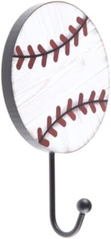 خطاف معطف فني جداري للبيسبول - غرفة نوم بطابع مشجع رياضي للأولاد - ديكور غرفة اللعب - شماعة مناشف in Kuwait