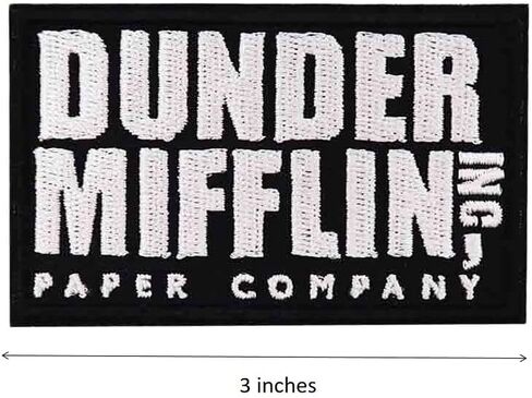 زي الهالوين Dunder Mifflin من The Office مطرز بالحديد على الرقع in Saudi Arabia