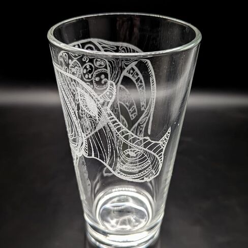 SPIRIT ANIMAL CAT Engraved Pint Glass | Great Animal Kitten Gift Idea! in Kuwait