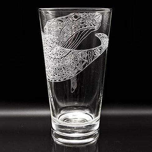 SPIRIT ANIMAL CAT Engraved Pint Glass | Great Animal Kitten Gift Idea! in Kuwait
