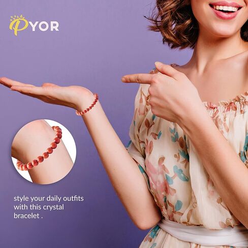 PYOR الأخضر اليشم الأحجار الكريمة رقاقة سوار أساور شقرا شفاء بلورات مجوهرات حسن الحظ سحر الأحجار الكريمة مولد الطاقة الإيجابية هدية هالة التطهير موازنة الأحجار الكريمة الطبيعية الخرز الازدهار in Saudi Arabia
