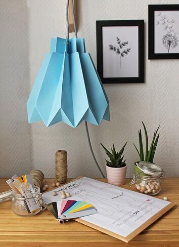 Origami Pendant light in Paper - DIY in Saudi Arabia