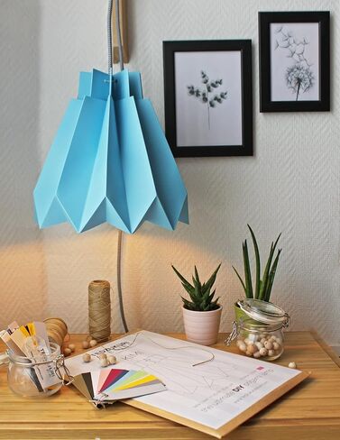 Origami Pendant light in Paper - DIY in Saudi Arabia