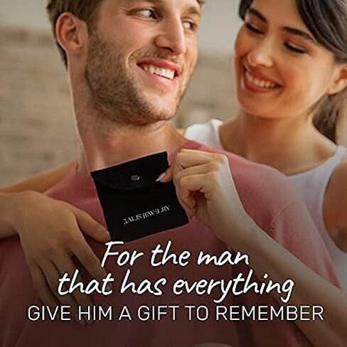 سوار من الجلد مصنوع يدويًا للرجال - سوار من الجلد الطبيعي المضفر باللون البني للرجال مع خرزة مطلية بالفضة - 14.5 بوصة in Kuwait