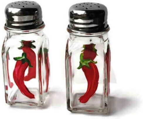 مجموعة شاكر الزجاج الملح والفلفل الحار الفلفل الحار in Kuwait