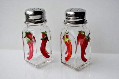 مجموعة شاكر الزجاج الملح والفلفل الحار الفلفل الحار in Kuwait
