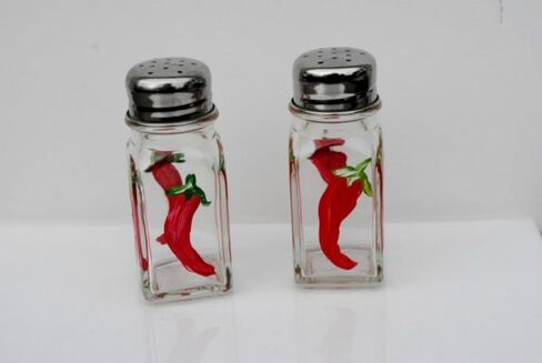 مجموعة شاكر الزجاج الملح والفلفل الحار الفلفل الحار in Kuwait