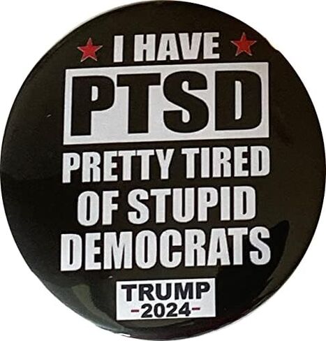 President Trump 2024 pins - I'll be back Collection of 8 buttons - 2.25 inches in Saudi Arabia