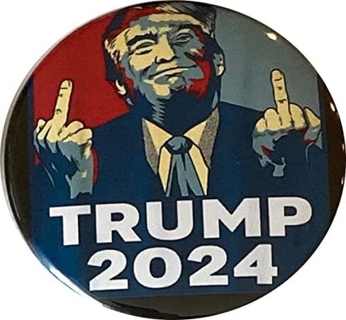 President Trump 2024 pins - I'll be back Collection of 8 buttons - 2.25 inches in Saudi Arabia