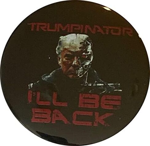 President Trump 2024 pins - I'll be back Collection of 8 buttons - 2.25 inches in Saudi Arabia
