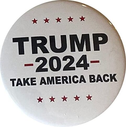 President Trump 2024 pins - I'll be back Collection of 8 buttons - 2.25 inches in Saudi Arabia
