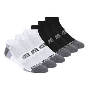 Skechers mens 6 Pack Quarter Crew Socks in Saudi Arabia