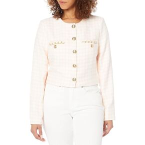 GUESS Women's Ls Bella Tweed Jacket in Saudi Arabia