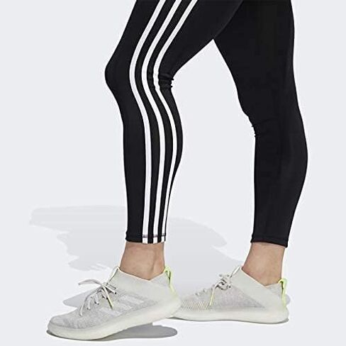 adidas Ladies' 7/8 3-Stripe Active Tight Black - X-Small in Saudi Arabia