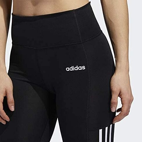 adidas Ladies' 7/8 3-Stripe Active Tight Black - X-Small in Saudi Arabia