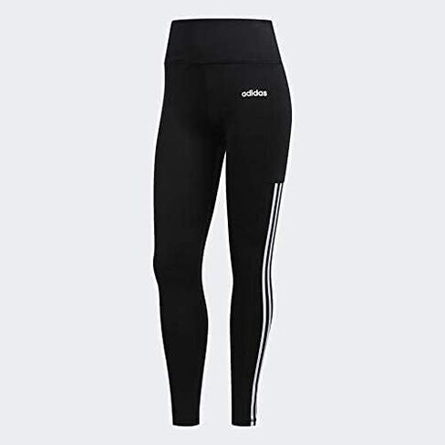 adidas Ladies' 7/8 3-Stripe Active Tight Black - X-Small in Saudi Arabia