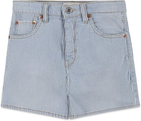 Levi's® Girl's High-Rise Denim Shorty Shorts (Big Kids) in Saudi Arabia
