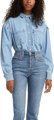 Levi's Women's Kinsley Utility Button-up Top in Saudi Arabia