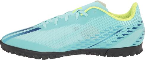 adidas Unisex X Speedportal.4 Turf Soccer Shoe, Clear Aqua/Power Blue/Solar Yellow, 7.5 US Men in Saudi Arabia