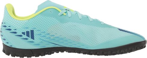 adidas Unisex X Speedportal.4 Turf Soccer Shoe, Clear Aqua/Power Blue/Solar Yellow, 7.5 US Men in Saudi Arabia