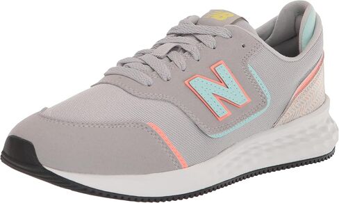 New Balance Girls Fresh Foam X70 V1 Lace-Up Sneaker, Rain Cloud/White Mint/Paradise Pink, 7 Wide Big Kid in Saudi Arabia