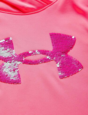 Under Armour Girls Fleece Sequin Logo Hoodie in Saudi Arabia