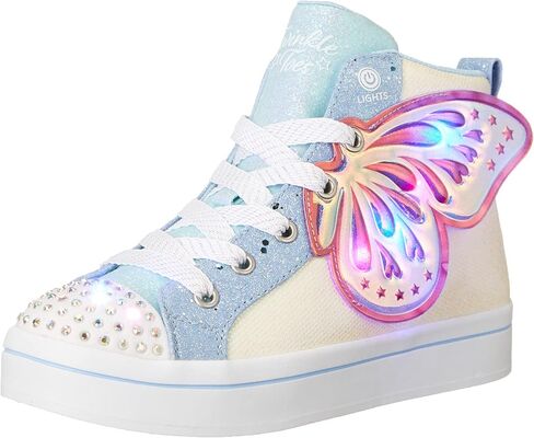 Skechers Unisex-Child TWI-Lites 2.0-Butterfly Wishe Sneaker in Saudi Arabia