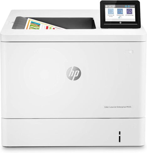 HP Color Laserjet Enterprise M555dn Duplex Printer (7ZU78A) (Renewed) in Kuwait