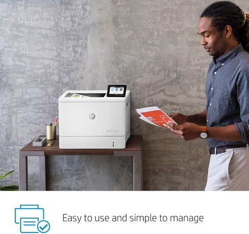 HP Color Laserjet Enterprise M555dn Duplex Printer (7ZU78A) (Renewed) in Kuwait
