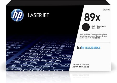 Original HP 89X Black High-yield Toner Cartridge | Works with HP LaserJet Enterprise M507 Series, HP LaserJet Enterprise MFP M528 Series | CF289X in Saudi Arabia