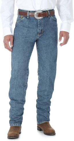 بنطلون جينز رجالي ماركة Wrangler George Strait Cowboy Cut الأصلي, أزرق, One Size in Kuwait