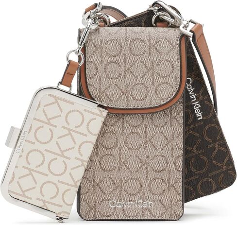 Calvin Klein Bella Novelty Crossbody, Multi Logo in Saudi Arabia