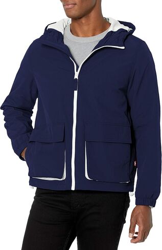 Levi's Men's Nylon Taslan Hooded Windbreaker Jacket in Saudi Arabia