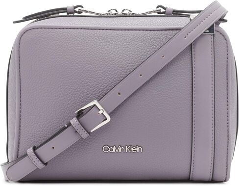 Calvin Klein Collette Top Zip Crossbody, Grey Ridge in Saudi Arabia