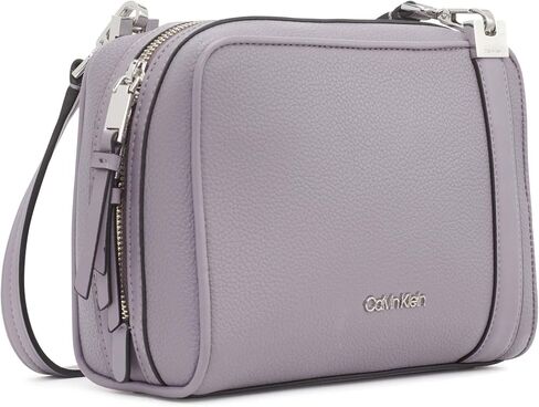 Calvin Klein Collette Top Zip Crossbody, Grey Ridge in Saudi Arabia