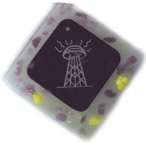 Tesla's purple plate with resin and ametist - adhesive in Saudi Arabia