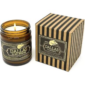 Scented Texas Candle, Austin - Scents of Patchouli, Prairie Grass, Mexican Amber - 9oz Jar - 40 Hour Burn Time in Saudi Arabia